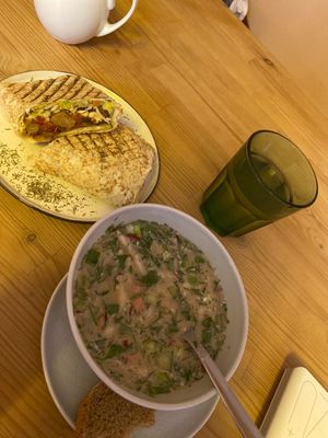 Ланч at Hi Mir Vegan Cafe in Nizhny Novgorod