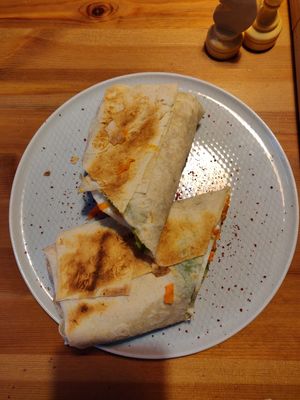 Wrap at Hi Mir Vegan Cafe in Nizhny Novgorod