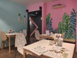 Interior at Hi Mir Vegan Cafe in Nizhny Novgorod