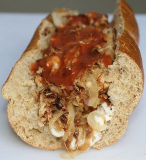 Pizza Steak Sub at ZeeZee's in Roanoke