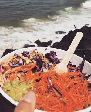 Buddha bowl at Green Spot in Biarritz