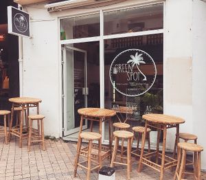 frontage at Green Spot in Biarritz