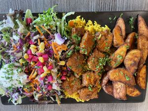 African   at Juste Falafel in Montreal