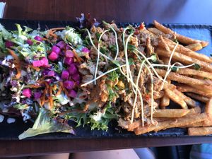   at Juste Falafel in Montreal