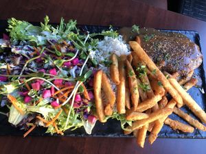   at Juste Falafel in Montreal