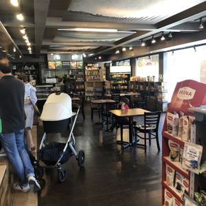 Sham at Juste Falafel in Montreal