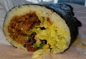 Sushi burritos at CombinAsian in Miami