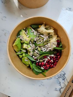 Super veg salad at Birtelli's in Leamington Spa