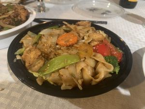 Thai basil noodles  at Thai Cuisine in Pittsburgh