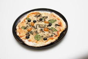 pizza sem gluten e sem lactose at Green in Paredes