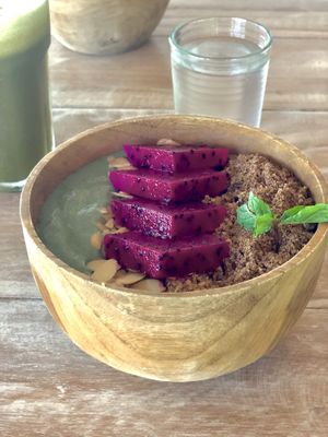 Blue spirulina bowl at Musa Cookery in 