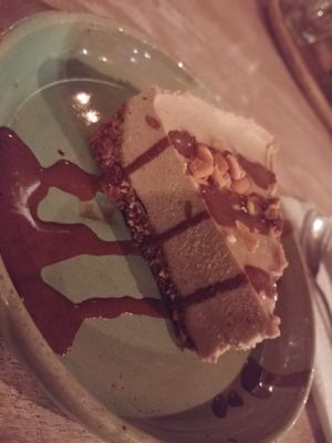 Peanut butter cheesecake at Musa Cookery in 