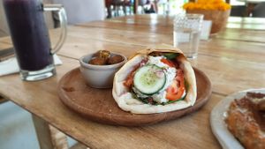 Jackfruit gyro at Musa Cookery in 