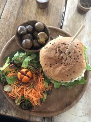 Burger at Musa Cookery in 