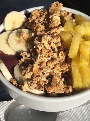 Very tasty Açai Bowl   at Vida Leve in Faro