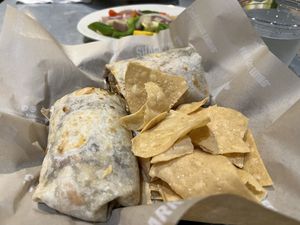 Tofu and veggie burrito   at Sharky's Woodfired Mexican Grill  in Studio City