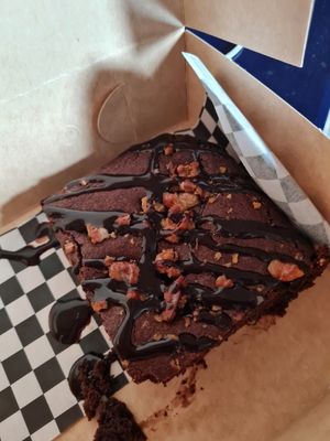 Brownie sencillo at NiceCream in Santiago