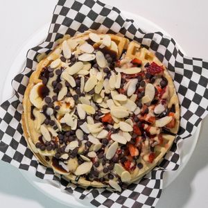 Waffle Doble at NiceCream in Santiago