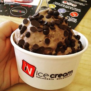 Vegan chocolate  at NiceCream in Santiago