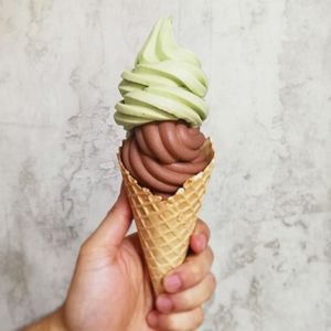 Pistacho-Chocolate at NiceCream in Santiago