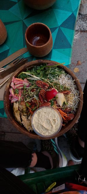 caesar salad at MyVegina in Stockholm