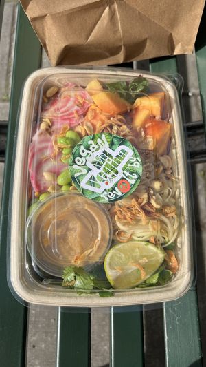 The Papaya Salad  at MyVegina in Stockholm