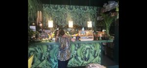 Counter top full of vegan 🌱 grab & go items   at MyVegina in Stockholm