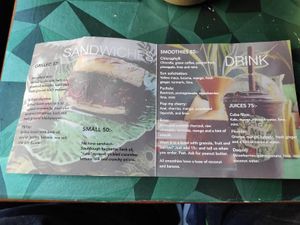 Sandwiches and drinks   at MyVegina in Stockholm