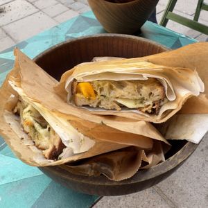 Grilled caprese.  at MyVegina in Stockholm