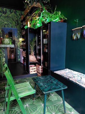Eat-in space at MyVegina in Stockholm