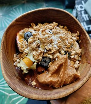 Acai bowl. at MyVegina in Stockholm