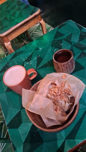 No Tuna Sandwich with Cacao Milk at MyVegina in Stockholm