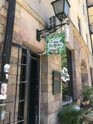 Outside  at MyVegina in Stockholm