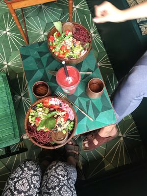 Salads were so amazing  at MyVegina in Stockholm
