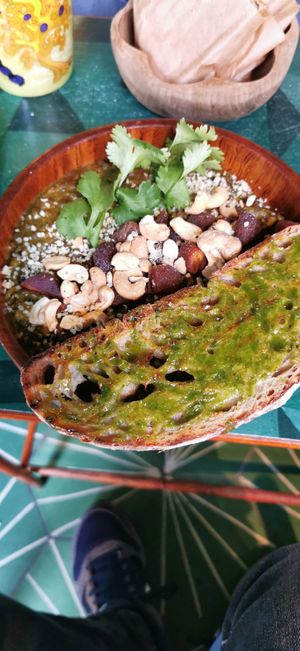 Vegan lentil stew at MyVegina in Stockholm