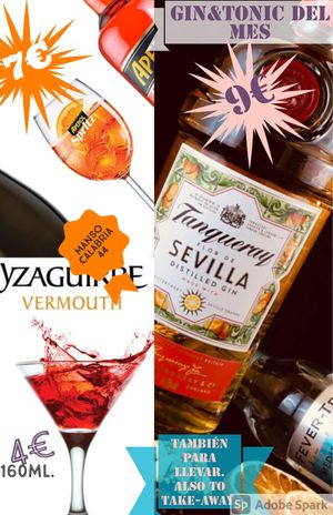 Aperitif at Manso Pizzeria in Barcelona