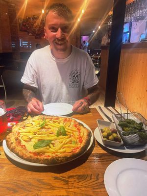   at Manso Pizzeria in Barcelona