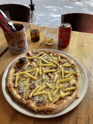   at Manso Pizzeria in Barcelona