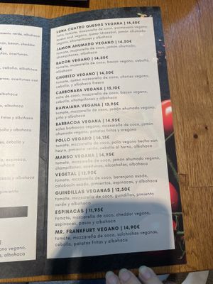   at Manso Pizzeria in Barcelona