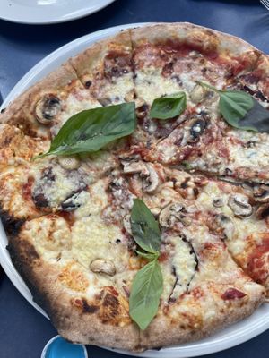 Vegan ham  at Manso Pizzeria in Barcelona