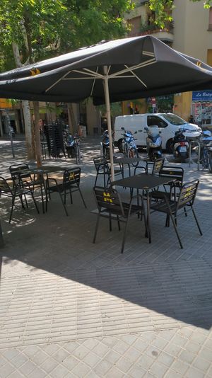 Terrace  at Manso Pizzeria in Barcelona