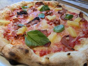   at Manso Pizzeria in Barcelona