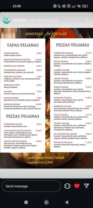  at Manso Pizzeria in Barcelona