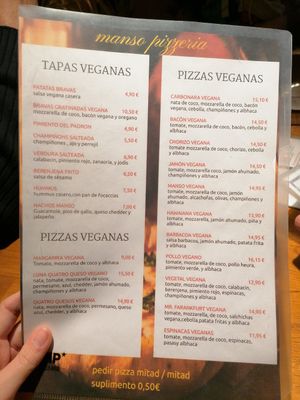  at Manso Pizzeria in Barcelona