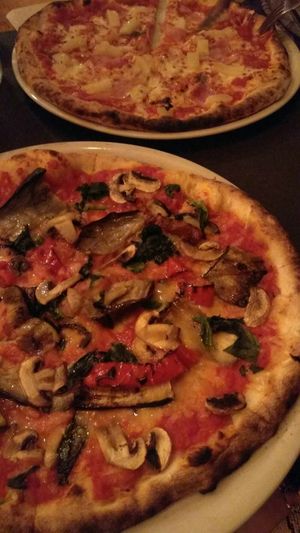 Best vegan pizza 💜 at Manso Pizzeria in Barcelona