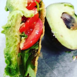 Vegan Flava's Famous Walnut Tacos at Vegan Flava Cafe in Chapel Hill