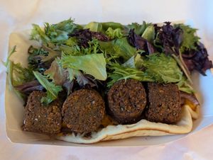 Vegan Gyro at Fozzie's Sandwich Emporium in Richmond Heights