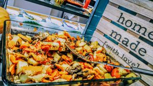 Food selection at 827 Speciality Kitchen - Kalvin in Budapest