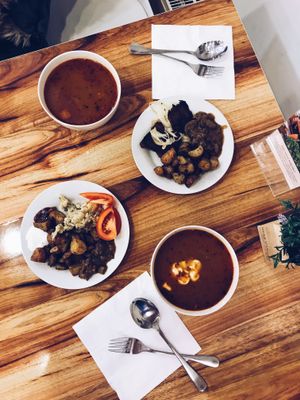The best goulash soup! Big portions;) at 827 Speciality Kitchen - Kalvin in Budapest