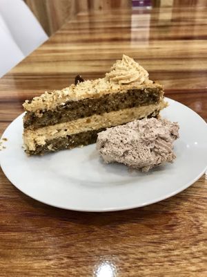 Walnut cake at 827 Speciality Kitchen - Kalvin in Budapest